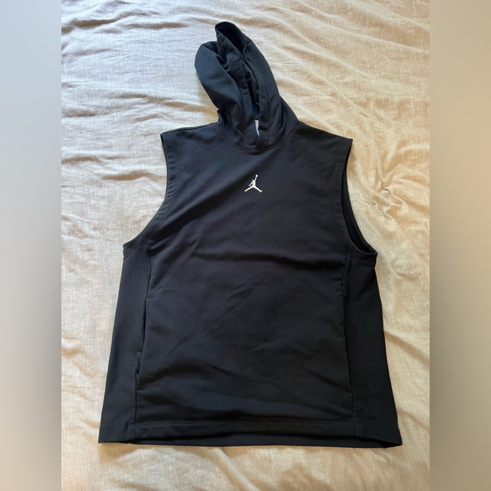 Jordan Black Hoodie with Iconic Logo
